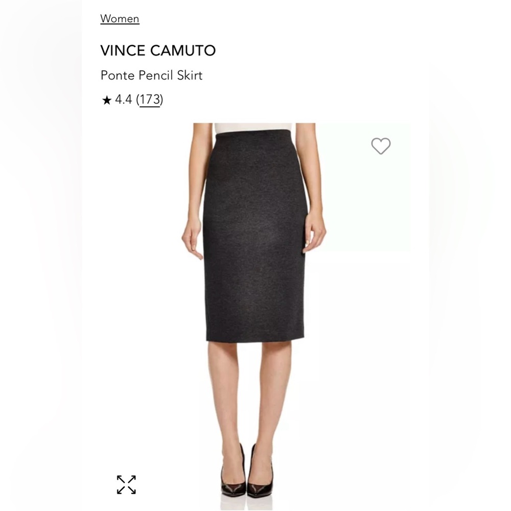 Vince Camuto pencil skirt size XL. Ponte knit.